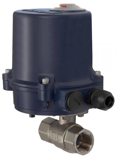 2-Wege-Messingkuha, elektr. Stellantrieb, 230 V AC, 50 Hz, Rp 3/4