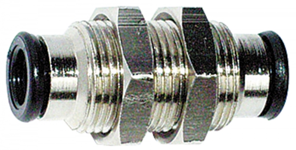Schottverschraubung »value line«, M16x1, Schlauch-Ø 8, MS vern.
