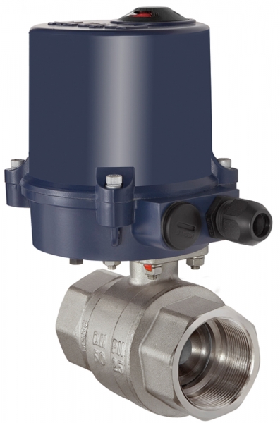 2-Wege-Messingkuha, elektr. Stellantrieb, 230 V AC, 50 Hz, Rp 2