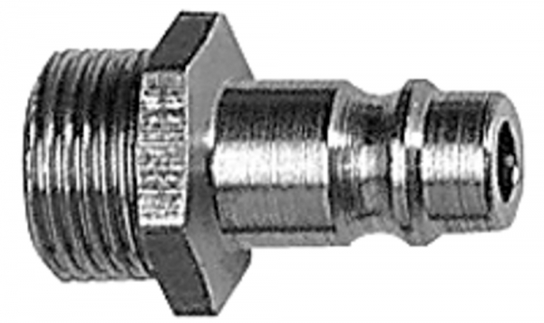 Nippel für Kupplungen NW 7,2 - 7,8, Edelstahl 1.4305, G 1/2 AG
