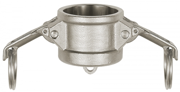 Kamlok-Verschlusskappe, Typ DC, ES 1.4401, für Stecker-Ø 64 mm