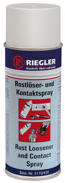 RIEGLER Rostlöser-und Kontaktspray, 400 ml