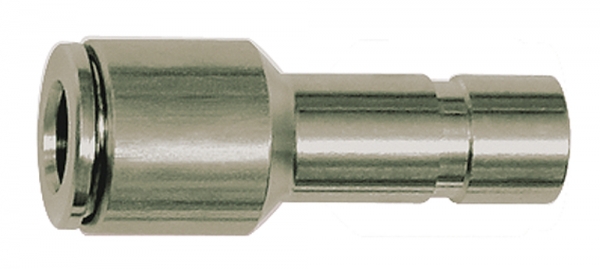Gerade Steckverbindung, Stecknippel 10 mm, red., für Schlauch-Ø 8