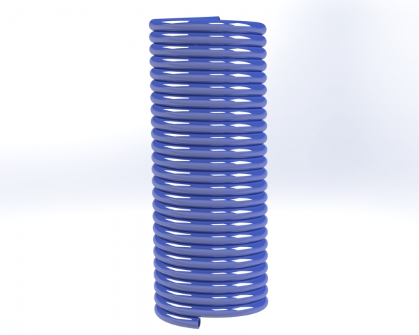 Spiralschlauch Nylon ohne Anschluss, Schlauch-ø 11,8x9,5, 22,5 m