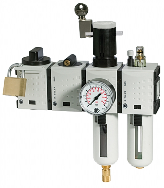 Wartungsstation SAFETY »FUTURA«, KH-AV-2-tlg.-WE, VA, BG 2, G 1/2