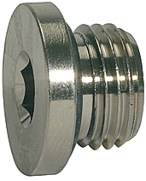Verschlussstopfen, O-Ring »value line«, G 1/8, Messing vern.
