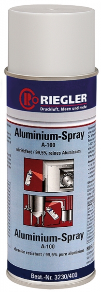 RIEGLER Aluminium-Spray, Temperatur max 800 °C, 400 ml