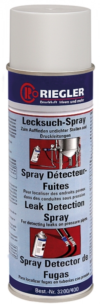 RIEGLER Lecksuch-Spray, DVGW-Zulassung, 400 ml