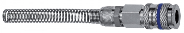 Schnellverschlusskupplung NW 7,8, Stahl, starr, Schlauch 12x9