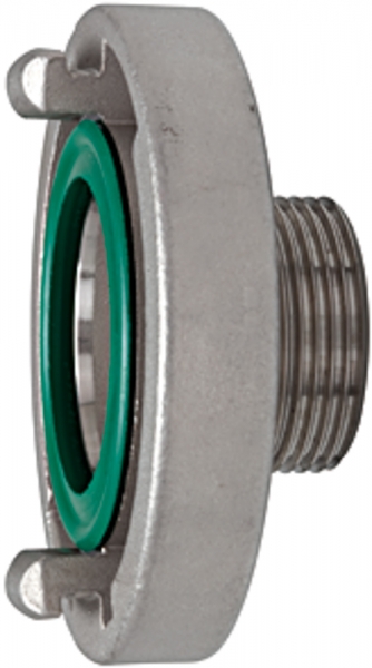 Storz-Festkupplung, Edelstahl V4A, Storz-Größe 75-B, G 2 1/2 AG