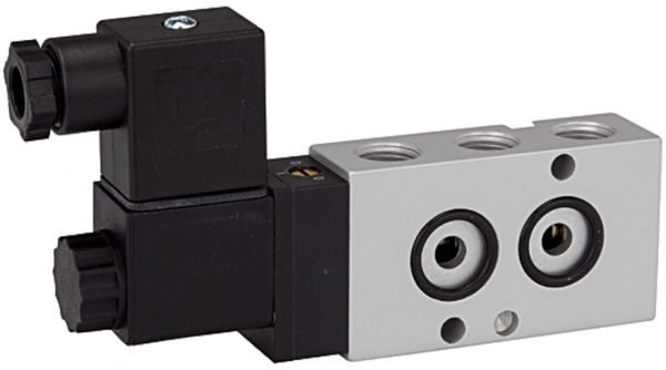 5/2-Wegeventil, NAMUR, mono, Alu eloxiert, G 1/4, 24 V DC