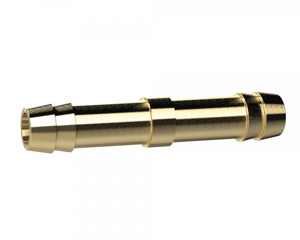 Doppelschlauchtülle, für Schlauch LW 13 mm, Messing, L=72mm