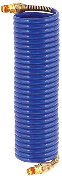 Spiralschlauch, Verschraubung, Nylon, R 1/4, ø 9,5x7,9, 7,5 m