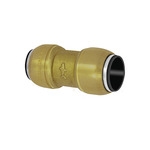 Gerader Verbinder, Messing, »sharkbite«, für Rohr-Außen-ø 15 mm