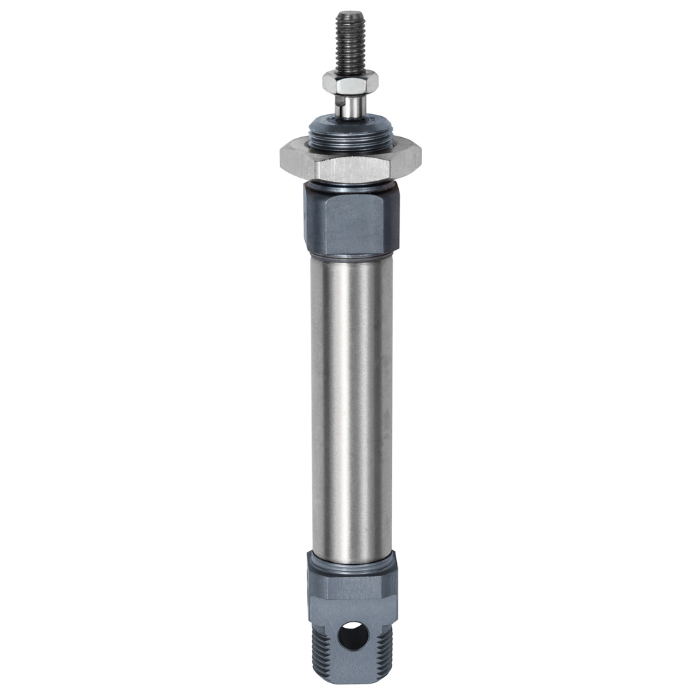 Rundzylinder ISO Kleinzylinder Kolben-Ø 20 mm einfachwirkend Kolben Pneumatik 