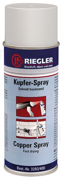 RIEGLER Kupfer-Spray, Temperatur max. 300 °C, 400 ml