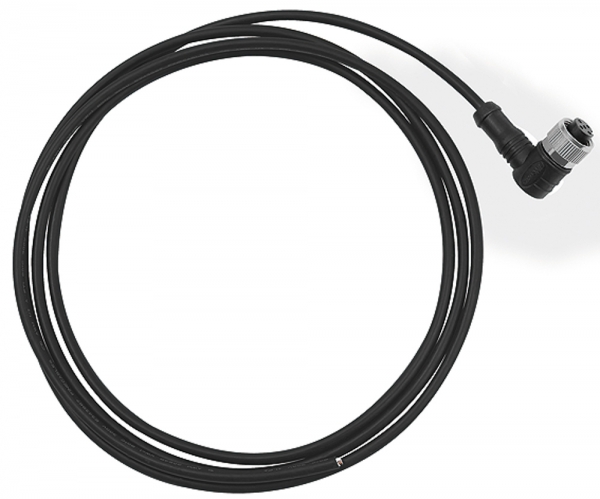 Anschlussstecker gerade, 4-polig, mit PUR-Kabel 5 m