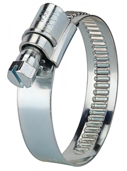 Schneckengew.-Schl.schelle, Stahl glanzv. (W1), 90-120 mm, 20 mm