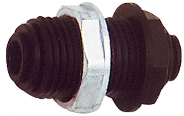 Schottverschraubung POM, G 3/8, für Schlauch-Außen-Ø 4 mm