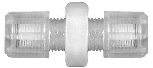 Gerade Schlauchverbindung, für Schlauch 9/12 mm, SW 24, PFA