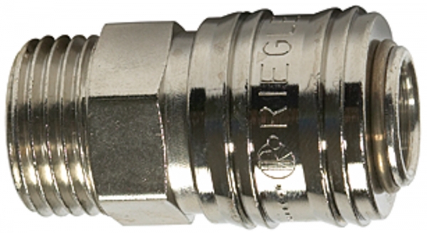 Schnellverschlusskuppl. NW 7,2 »connect line«, MS vern., G 1/2 AG