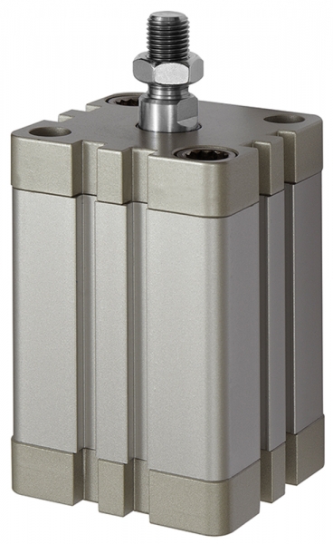 Kompaktzylinder, doppeltwirkend, AG, Ø100, Hub125, G1/8, ISO21287