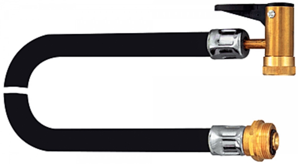 Schlauch komplett, HS, Länge 50 cm, G 1/4, drehbar