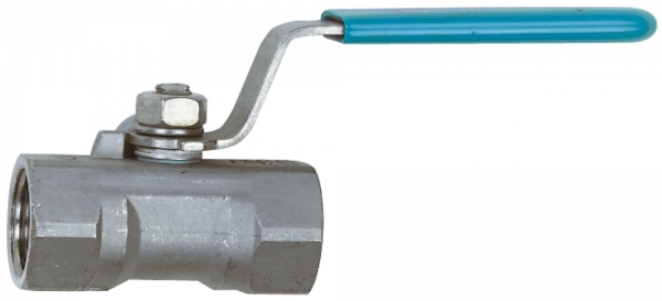 Edelstahlkugelhahn 1.4408, 1-teilig, kl. Baureihe, G 1 1/2, DN 25