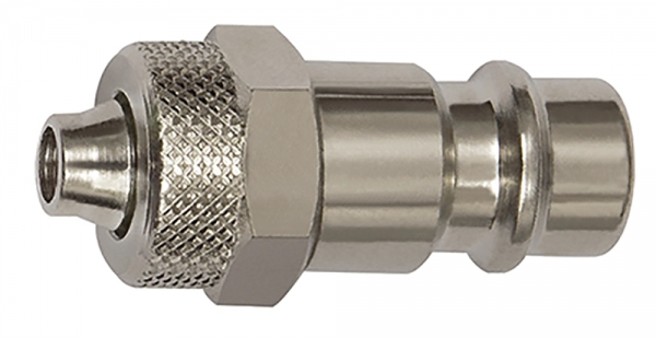 Nippel für Kupplungen NW 7,2 - NW 7,8, Stahl, für Schlauch 8x6