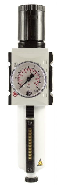 Filterregler »FUTURA«, MB, SR, Mano, BG 4, G 3/4, 0,5-8 bar, HA