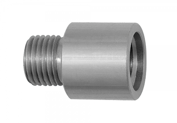 Gewindeadapter Aluminium, AG M12x1,25, IG G 1/4