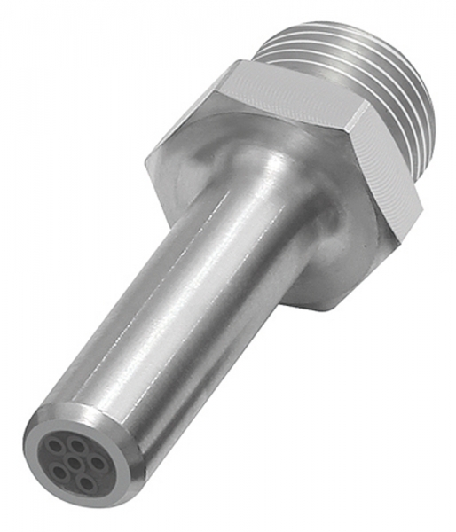 Lärmarme Runddüse, G 3/8 AG, Aluminium, Düsen-Außen-ø 10 mm