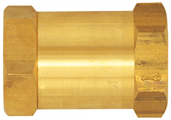 Rückschlagventil, Durchgangsform, MS, G 1/4 IG, 0,4 - 0,5 bar
