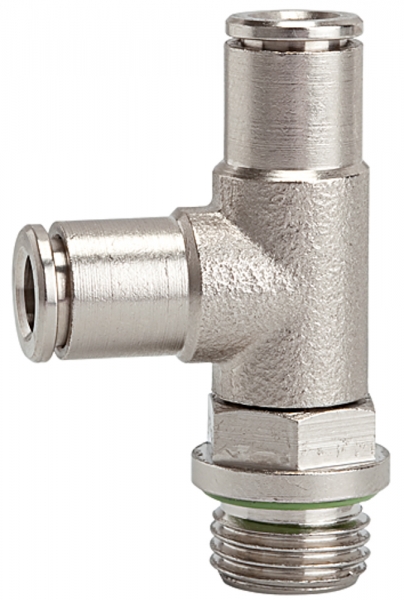 T-Steckverschraubung L-Form »metallica«, drehbar, G 1/2 a. Ø 12mm