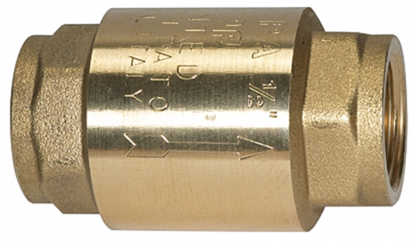 Rückschlagventil, voller Durchgang, MS, G 1 1/2, 0,01 - 0,03 bar