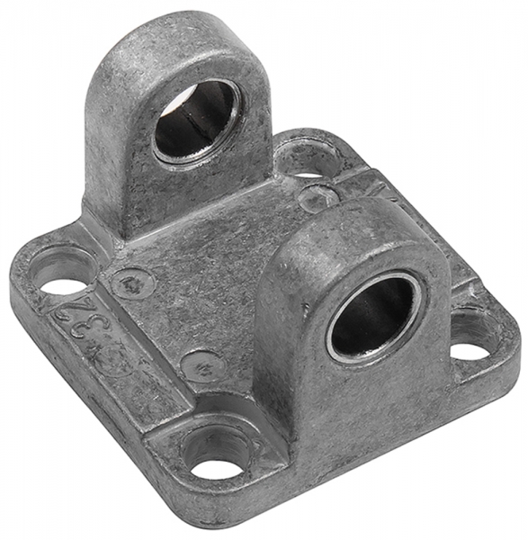 Schwenkgabelbefestigung mit Buchsen, ISO 15552, ISO 21287, Ø125
