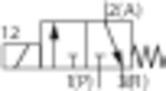 3/2 Wege-MV, NC, MS, G 1/4-4,0, PN 0-5, NBR, direktg. 24V AC