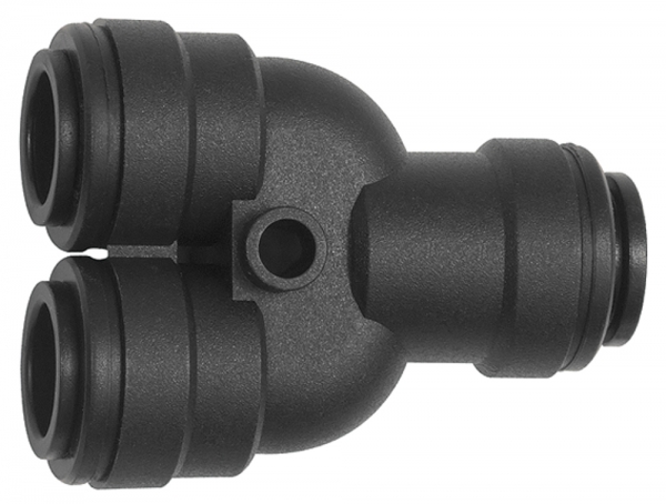 Y-Verbinder POM, für Schlauch-Außen-Ø 15 mm
