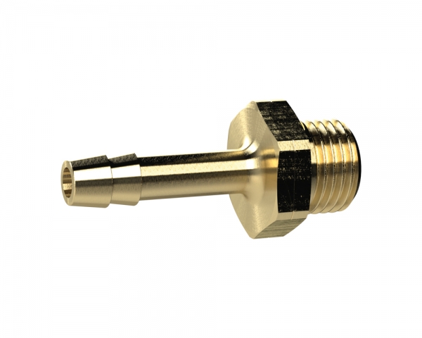 Einschraubschlauchtülle, G 3/8 links, für Schl. LW 9 mm, SW19, MS