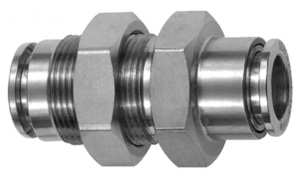 Gerade Schott-Steckverbindung, M26x1,5, ES 1.4404