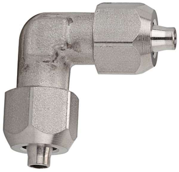 Winkelverbinder, für Schlauch 8/6 mm, Edelstahl 1.4404