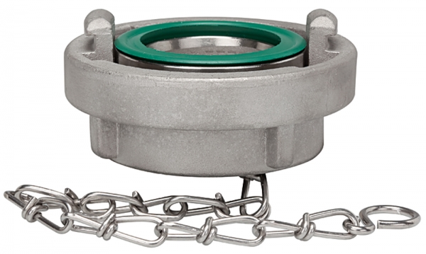 Storz-Blindkupplung, Kette, ES V4A, Storz-Größe 75-B, KA 89 mm
